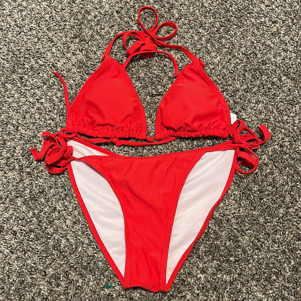 Red String Bikini Size Medium